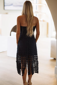 BID4381A/GD Circle of Style Midi Dress - Navy