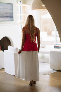 BID4701 Hidden Gem Maxi Dress - Red