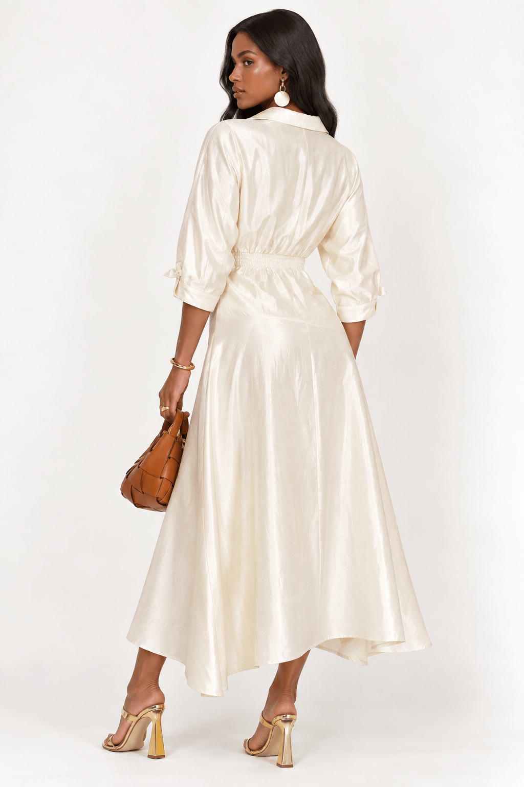 CD53226 Adding Elegance Maxi Dress - Ivory