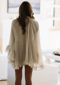CT10187 Kissed by Elegance Top - Cream