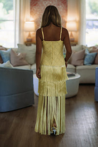 D83412 Coastal Crush Maxi Dress - Yellow