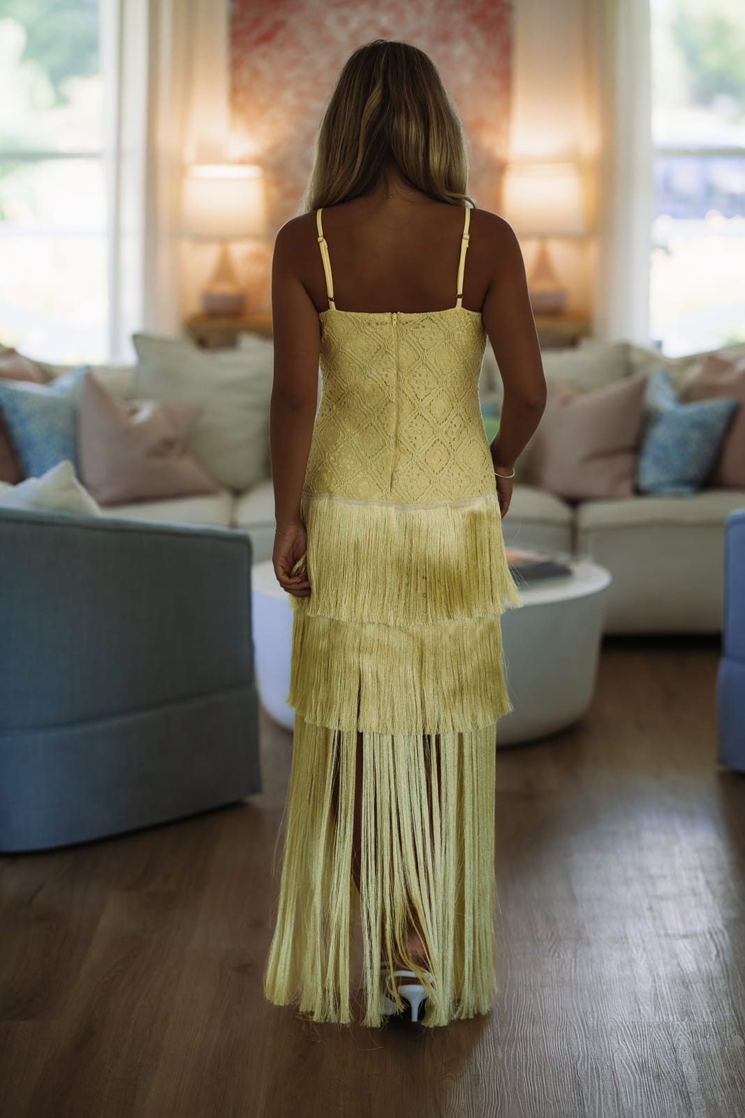 D83412 Coastal Crush Maxi Dress - Yellow