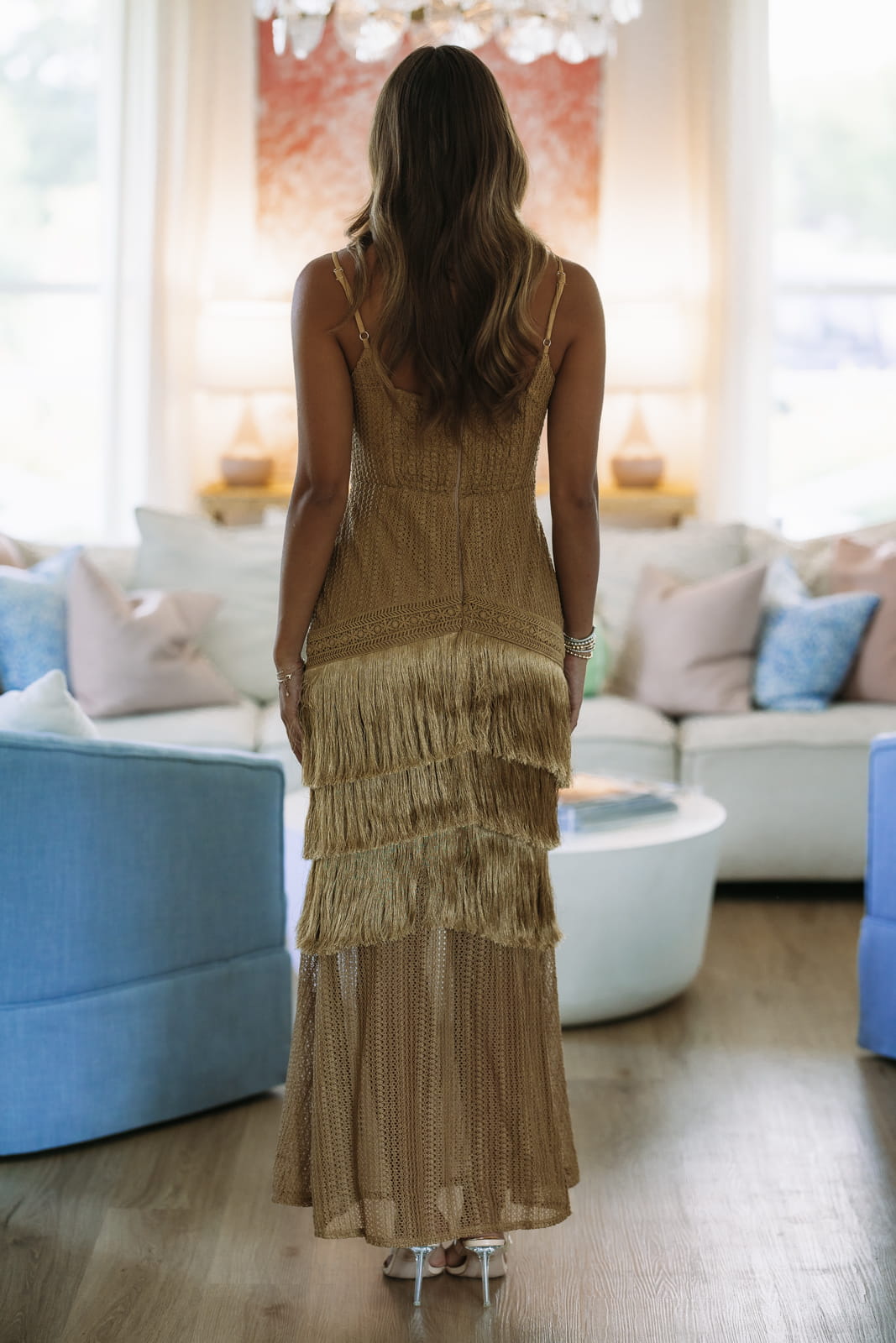 D83422 Saltwater Sippin Maxi Dress - Mocha