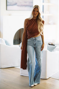 FT6410/1 Dressed to Dazzle Top - Mocha