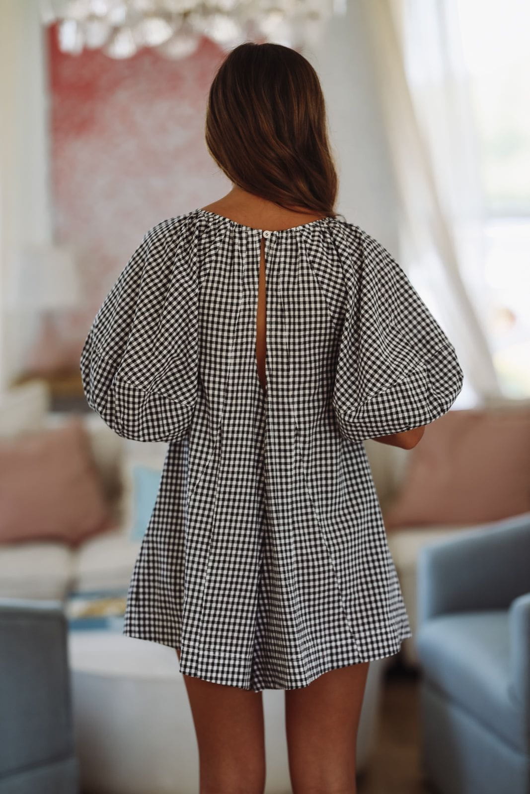 All Day Play Romper - Black and White-HAZEL & OLIVE 2500/872LRZ-Small-