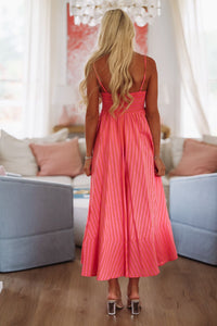 Dreams Maxi Dress - Pink and Orange-HAZEL & OLIVE 2501/55LDH-Small-