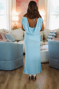 Lavish Maxi Dress - Light Blue-Hazel & Olive 64849J-XSmall-