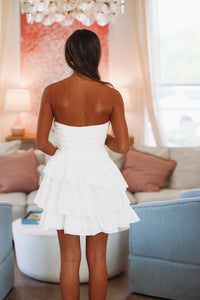 Angel Face Mini Dress - Off White-HAZEL & OLIVE EC0028J-XSmall-
