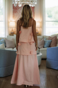 Hazel & Olive BID4700 Darling Dreamer Maxi Dress - Pink