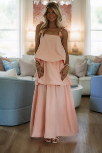 Hazel & Olive BID4700 Darling Dreamer Maxi Dress - Pink