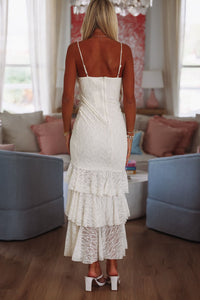 Big Celebration Maxi Dress - Cream-HAZEL & OLIVE PDKS78662B-Small-