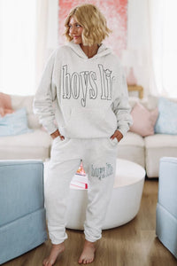Boys Lie Hold My Phone Mac Slim Pant - Grey-HAZEL & OLIVE-XS-