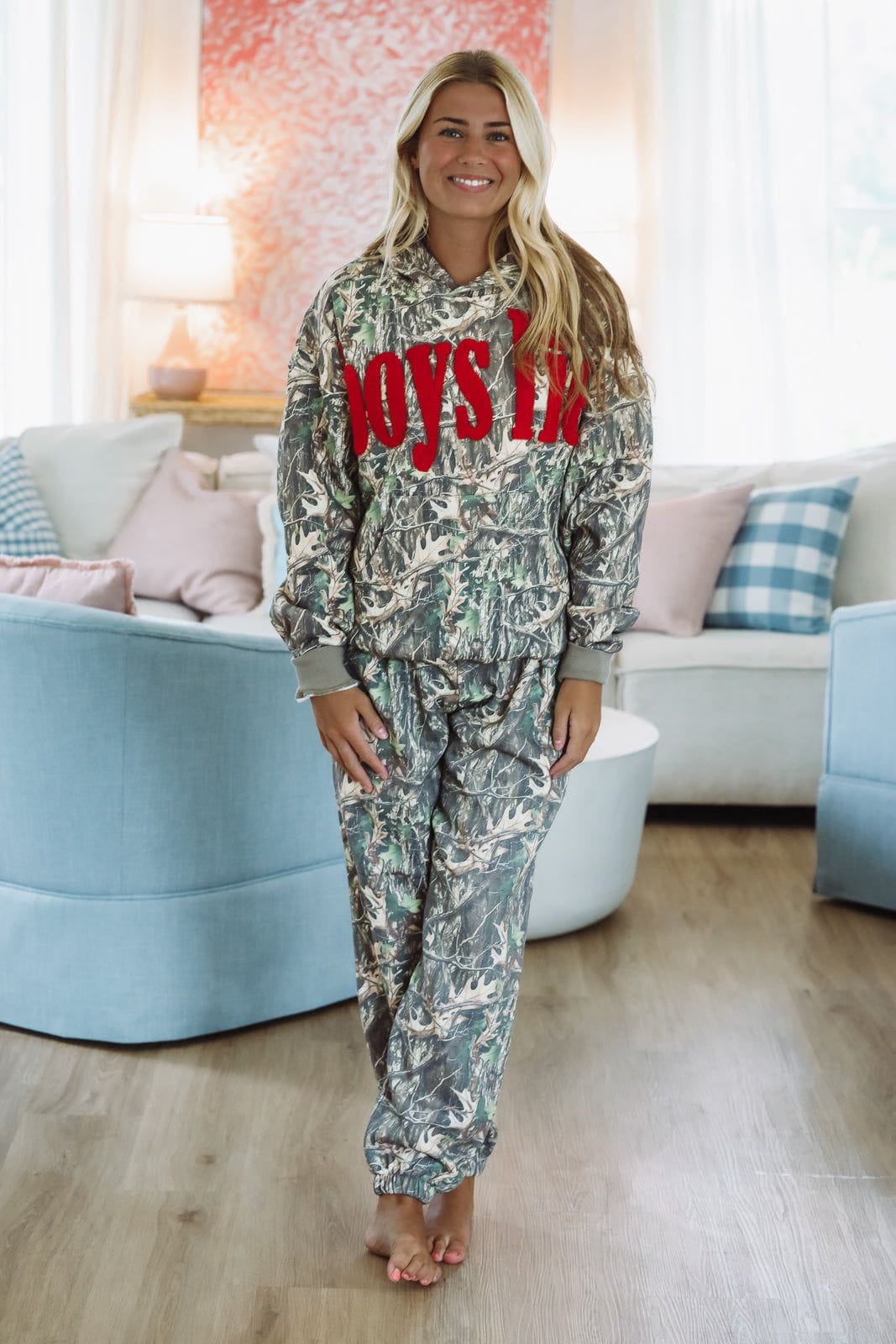 HAZEL & OLIVE Boys Lie Not Manhunt Kimmy Reverse Pant - Camo