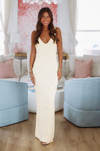 Burst Your Bubble Maxi Dress By Line and Dot - Yellow-HAZEL & OLIVE LD5799B-XSmall-