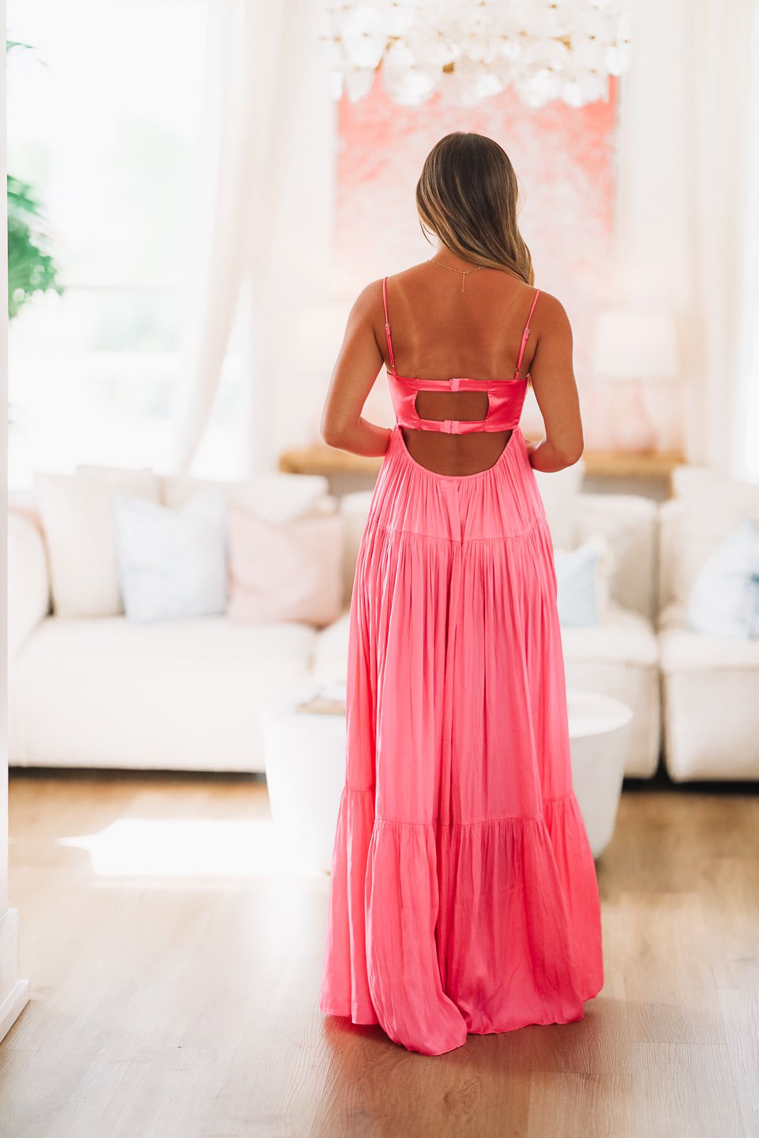 Caviar Dreams Maxi Dress - Pink-HAZEL & OLIVE SM/D20427A-Small-