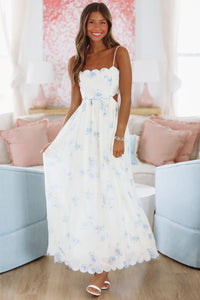 Celebratory Moment Midi Dress - Blue-HAZEL & OLIVE MD5506-Small-