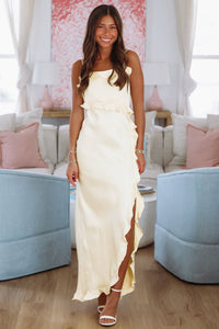 Citrus Spice Maxi Dress - Lemon Yellow-HAZEL & OLIVE KA0158K-XSmall-