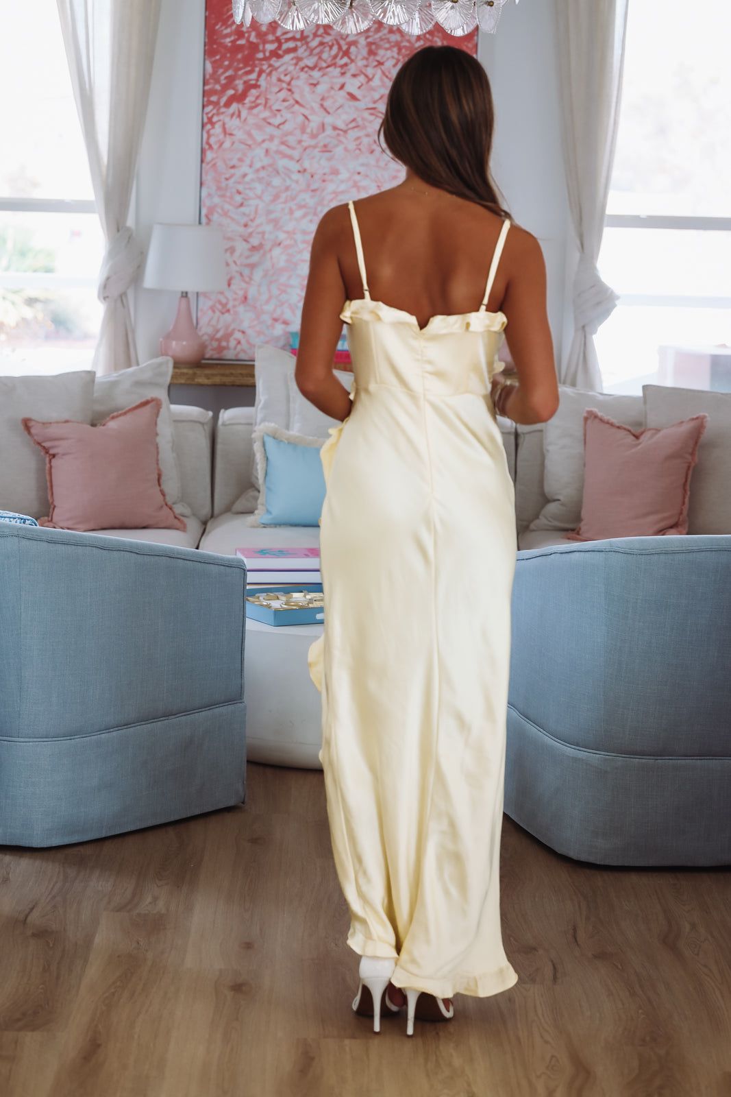 Citrus Spice Maxi Dress - Lemon Yellow-HAZEL & OLIVE KA0158K-XSmall-