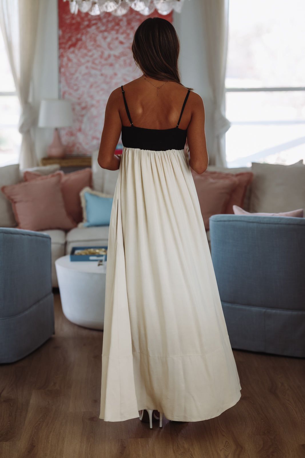 Clove Maxi Dress - Ecru-HAZEL & OLIVE ND/1816-XSmall-