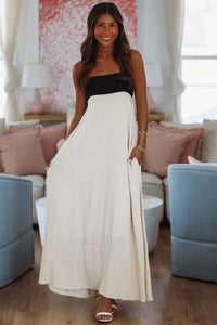 Clove Maxi Dress - Ecru-HAZEL & OLIVE ND/1816-XSmall-