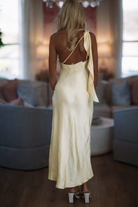 Hazel & Olive CM6300H How Can I Refuse Maxi Dress - Butter Yellow