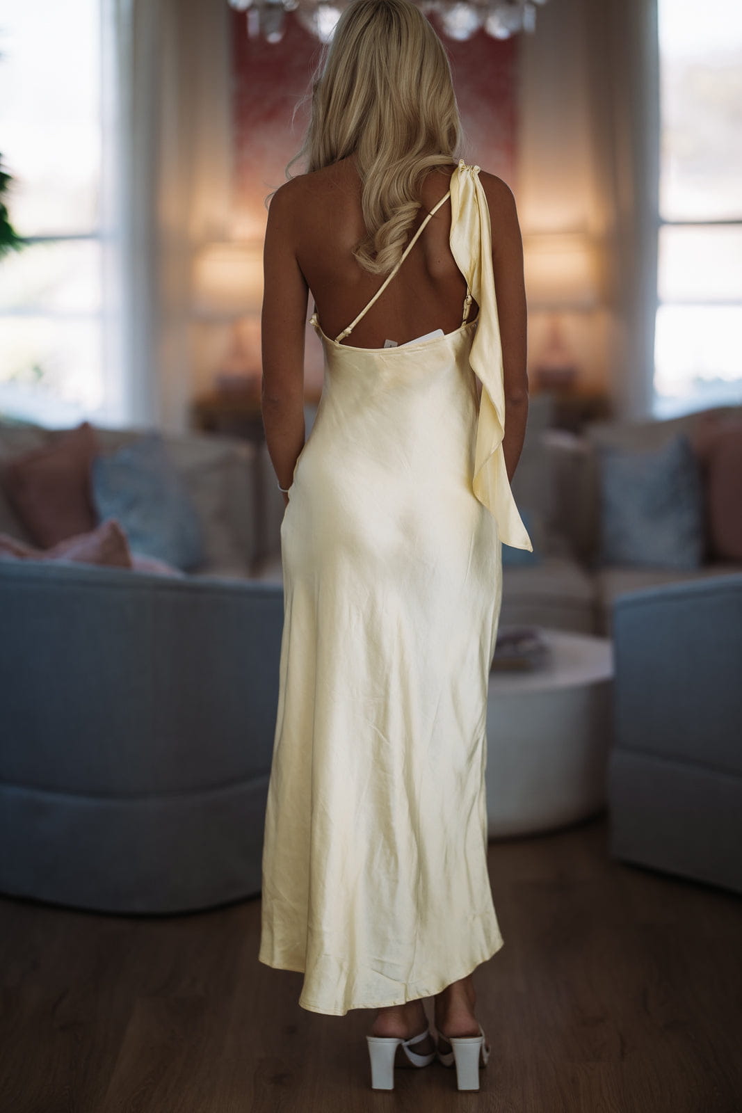 Hazel & Olive CM6300H How Can I Refuse Maxi Dress - Butter Yellow