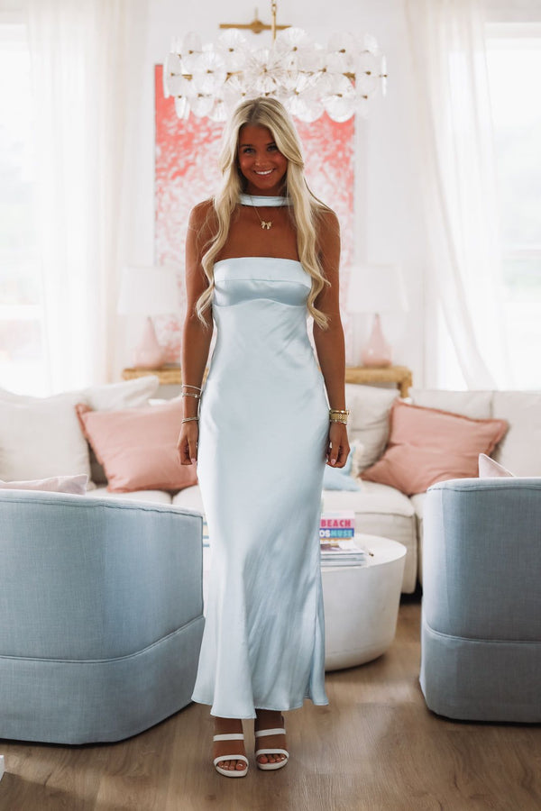 Dancing in the Moonlight Maxi Dress - Baby Blue-HAZEL & OLIVE CM6375D-XSmall-