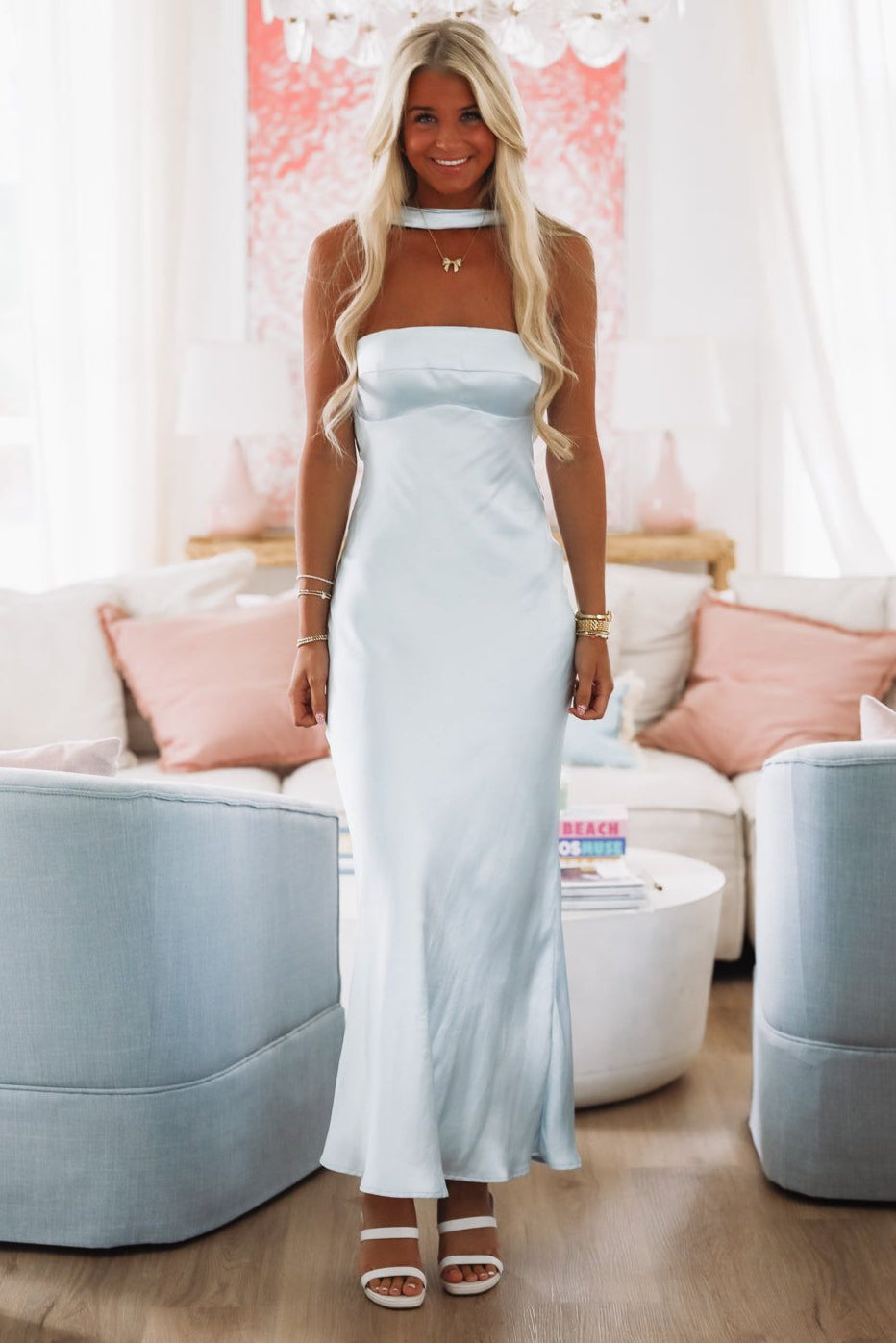 Dancing in the Moonlight Maxi Dress - Baby Blue-HAZEL & OLIVE CM6375D-XSmall-
