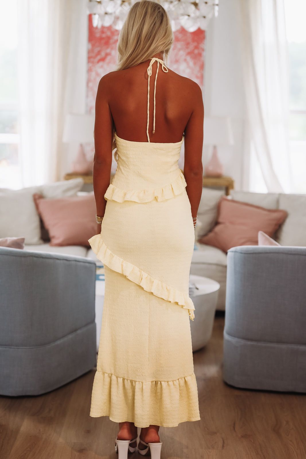 Daydream Feeling Maxi Dress - Yellow-HAZEL & OLIVE CM6488J-XSmall-