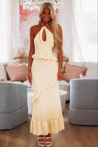 Daydream Feeling Maxi Dress - Yellow-HAZEL & OLIVE CM6488J-XSmall-
