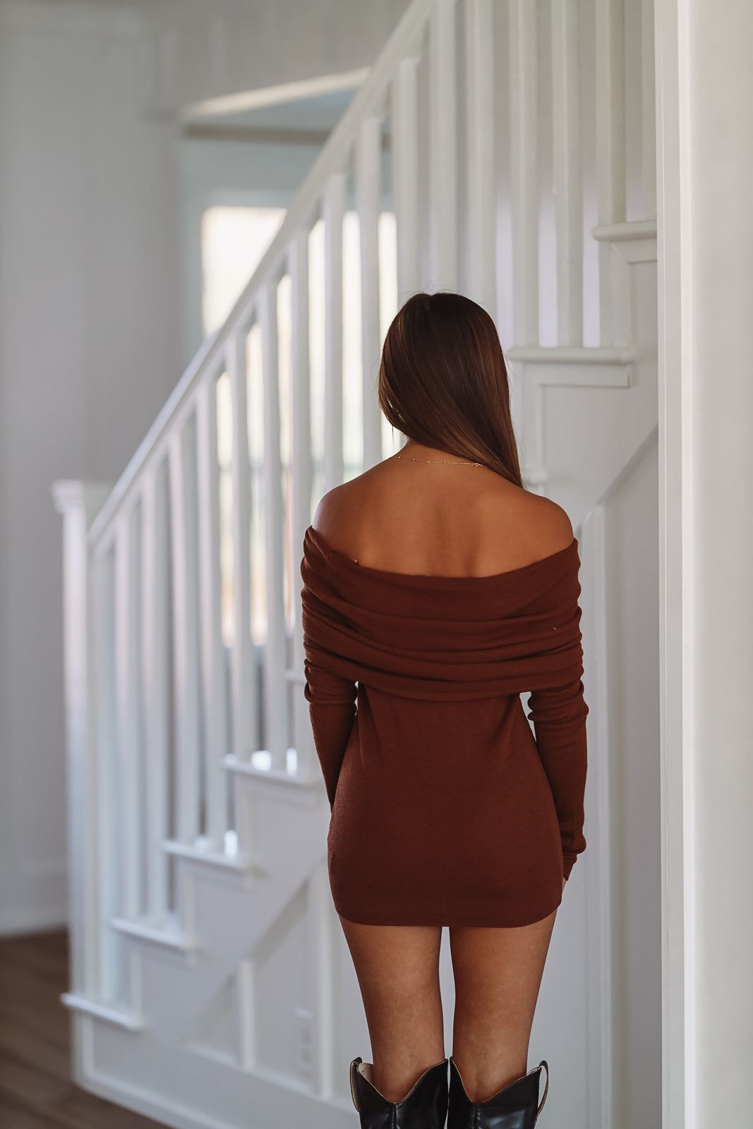 Cooler Weather Sweater - Brown-HAZEL & OLIVE-Small-
