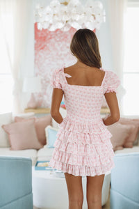 Darcy Mini Dress by Amy Jane London - Pink-HAZEL & OLIVE-XXSmall-