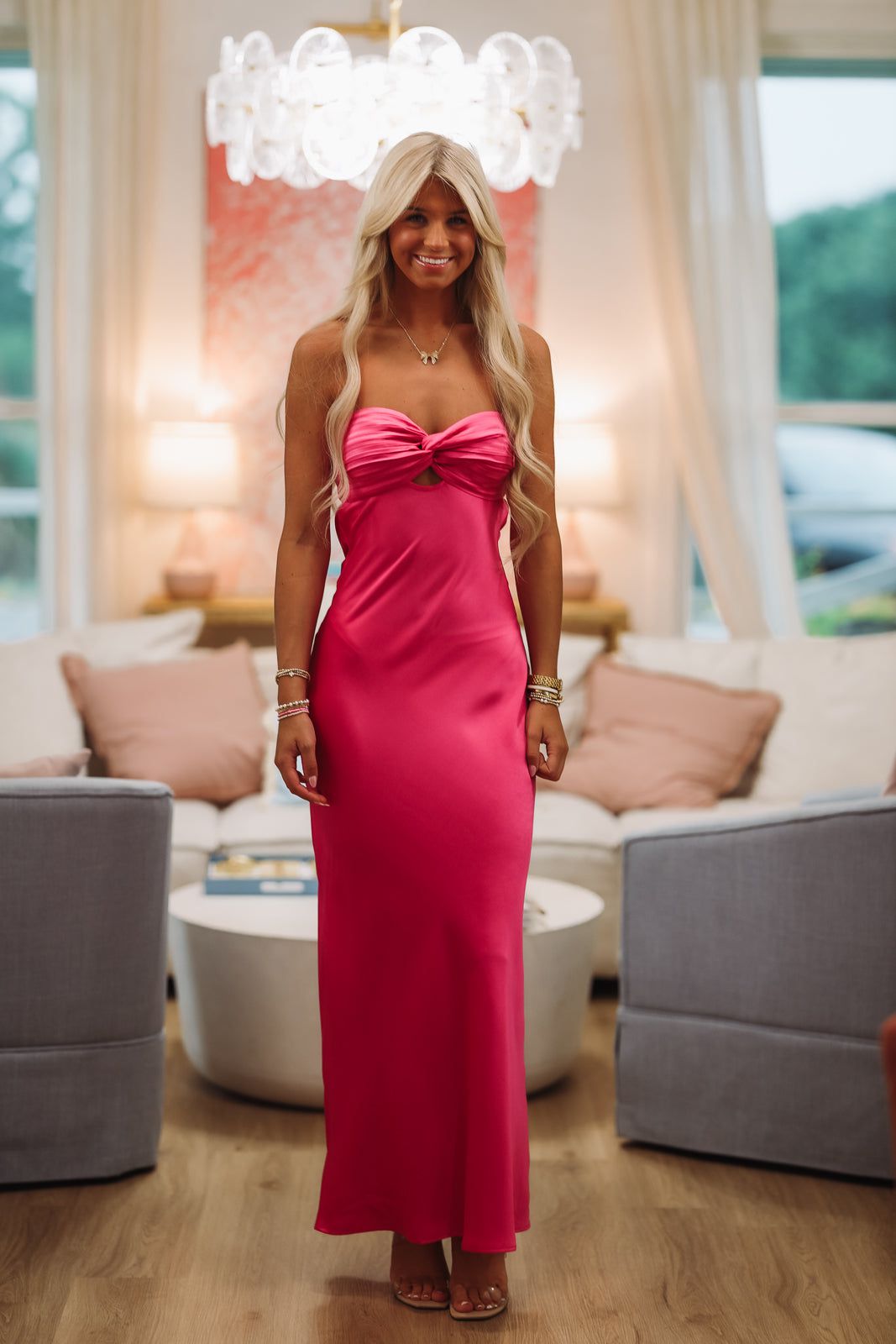 Eternal Flame Maxi Dress - Magenta-HAZEL & OLIVE CD/12327X-XSmall-