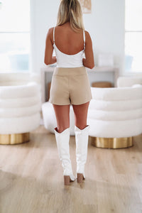 Everyday Skort - Taupe-HAZEL & OLIVE-Small-