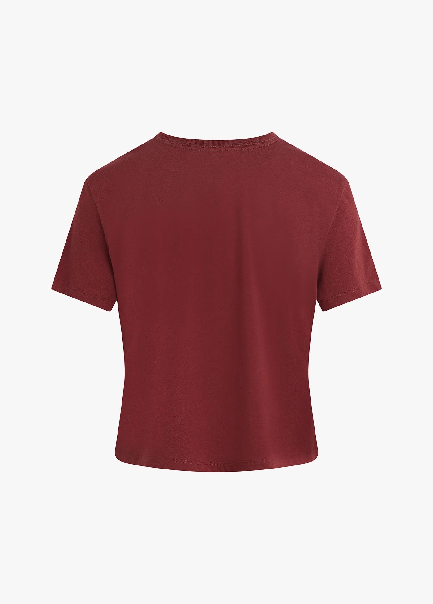 Favorite Daughter Cropped Collegiate Tee - Sangria Nights-HAZEL & OLIVE-XS-