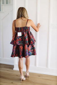 Got To Be In Love Mini Dress - Purple, Green and Blue-HAZEL & OLIVE-XSmall-
