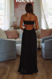 Breezy Baby Maxi Dress - Black-HAZEL & OLIVE HF25E023-Small-