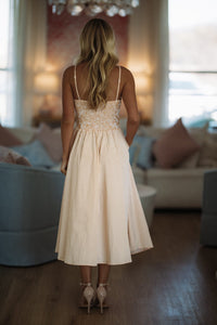 Hazel & Olive HF26A291/D Only Exception Maxi Dress - Orange and White