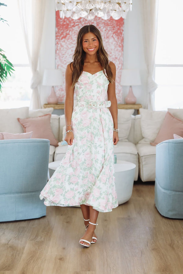Hibiscus Maxi Dress - Rose Pink-HAZEL & OLIVE SM/D20849B-Small-