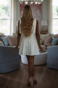 Hazel & Olive IBD35548 Next To You Mini Dress - Off White