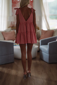 Poppy Picnic Mini Dress - Red and White-HAZEL & OLIVE ID5302/1-XSmall-