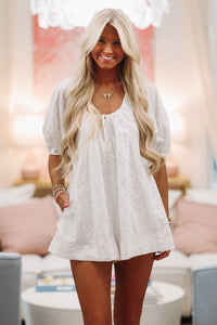 Love in a Romper - White-HAZEL & OLIVE IR2141/A-Small-