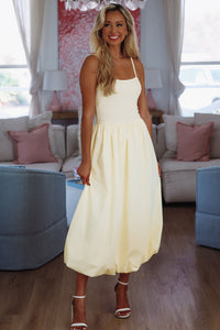 It's a Good Day Maxi Dress - Yellow-HAZEL & OLIVE 1774ND-Small-