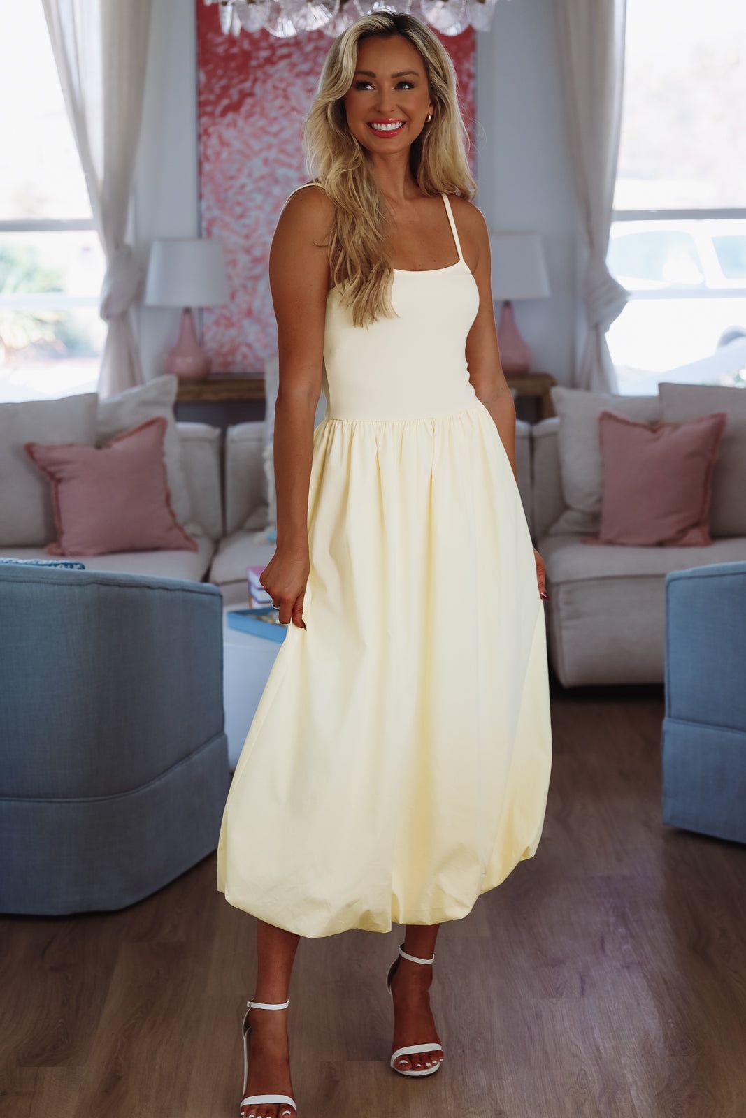 It's a Good Day Maxi Dress - Yellow-HAZEL & OLIVE 1774ND-Small-