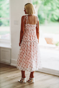 L-Z Day Midi Dress - Pink-HAZEL & OLIVE-Small-