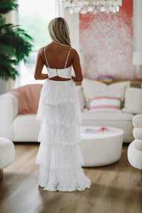 Lasting Impression Maxi Gown - White-HAZEL & OLIVE-Small-