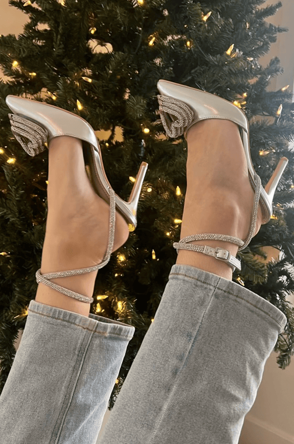 Love at First Sight Pump Heels - Silver-HAZEL & OLIVE-5-