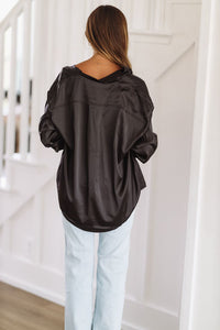 Making Me Crazy Crop Top and Shirt - Black-HAZEL & OLIVE-Small-