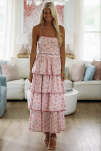 Hazel & Olive MD5529 3 Wishes Maxi Dress - Pink
