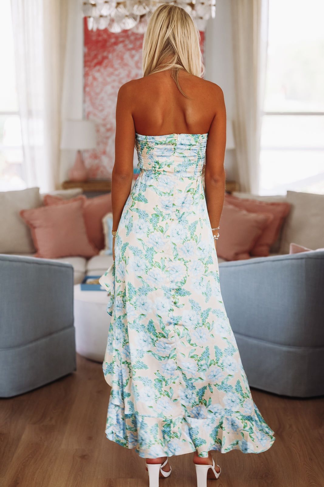 Mesmerized Maxi Dress - Blue-HAZEL & OLIVE FD12588/P1880-Small-
